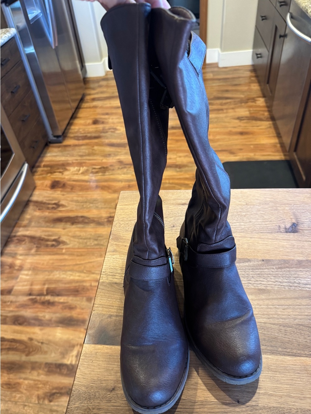 Tall Brown Leather boots